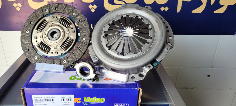 دیسک و صفحه پژو 405/سمند/پارس 1800/والئو آبی 4فنر دوبل گریدA حک کره َPHC Valeo